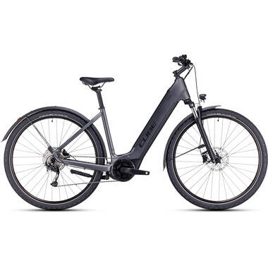 Bicicletta Ibrida Elettrica CUBE NURIDE HYBRID PERFORMANCE 500 ALLROAD WAVE Grigio 2023 0